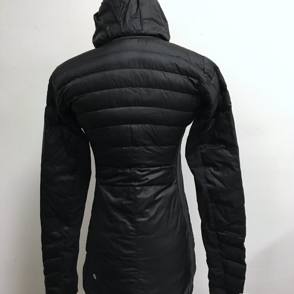 LULULEMON Down for a run black pullover puffer pouch pockets top jacket 4 - Picture 11 of 12